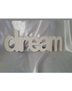 Houten tekst Dream